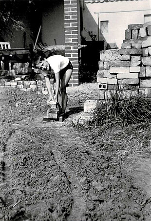 Albert Ude im Alter von neun Jahren 